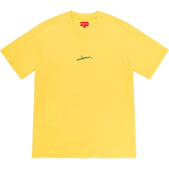 Supreme Other - Yellow Supreme SS signature Tee